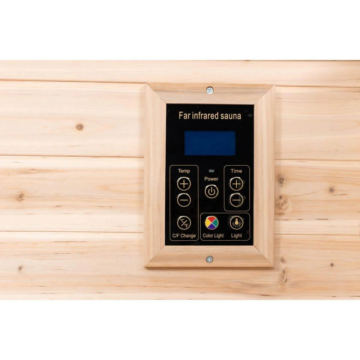 Garner-902Vs 2 Person Outdoor Far Infrared Sauna (Enhanced with Red Light Therapy)