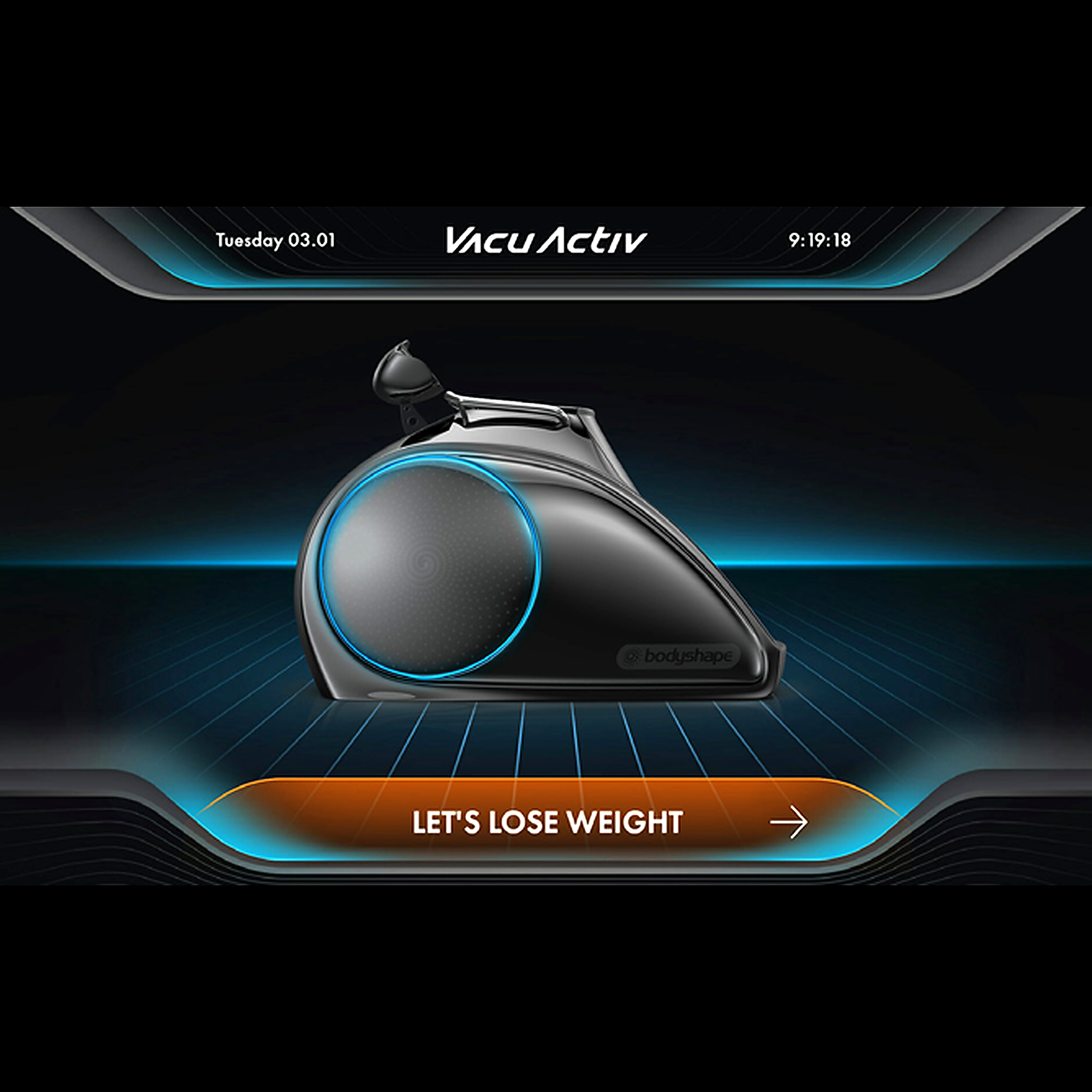 Body Shape Multivision Slimming Capsule Treadmill System